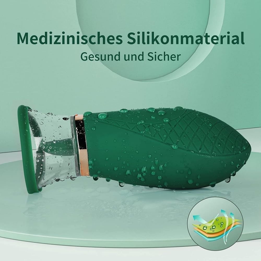 Sucking Vibrator Oral Nipple Clit Licking Tongue G-Spot Dildo Sex Toys For Women