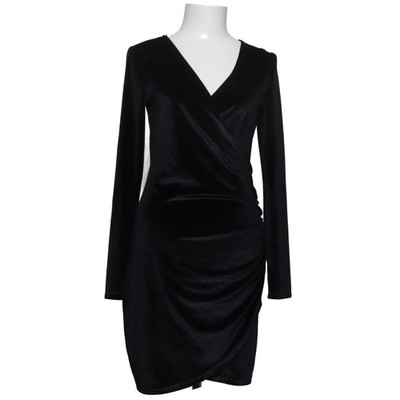 Pieces, Kleid, Größe: S, Schwarz, Elasthan/Polyester, Einfarbig, Samt #tpf