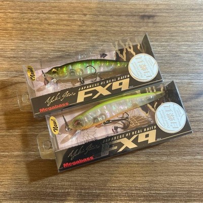 Megabass FX9 White Mother-of-Pearl Rare 2 Set