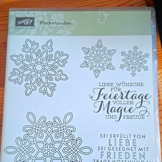 Stampin' Up! Stempelset Flockenzauber Weihnachten Schneeflocken Festtagsgrüße