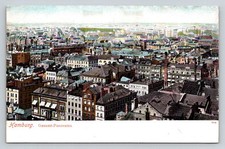 Hamburg Gesamt-Panorama Cityscape View Postcard Germany Early 1900s