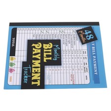 Monthly Bill Pay Checklist: 48-Month Bill Payment Tracker with Calendar & Debt