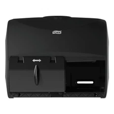 Tork 565728 11.06" x 7.18" x 8.81" Twin Dispenser for OptiCore - BLK (1/CT) New