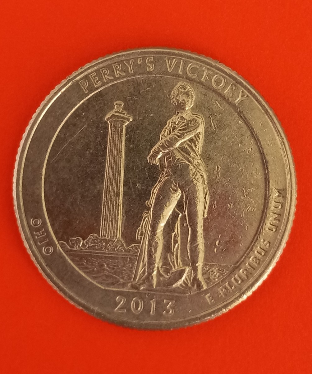 2013 -D Perry's Victory Memorial Quarter(Ohio)Doubling on Letters