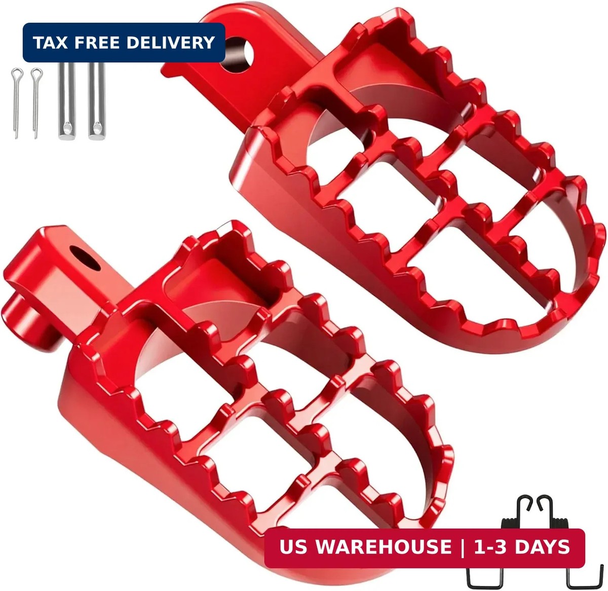 coleman mini bike foot pegs Hardware for – VMC Chinese Parts 2 x Folding foot pegs with lock washers and nuts 4 x Mounting clamp halves 2 x 5/16 Lock washers 2 x 5/16 Hex head bolts 2 x 5/16 Nylon lock nuts Coleman Trail 100 Mini Bike