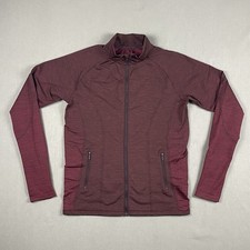 Lululemon Women's Jacket Size 12 Red Full Zip Ready To Run Lightweight Track EUC