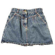 Vintage Petite Princess Girls Jean Skirt. Size 6