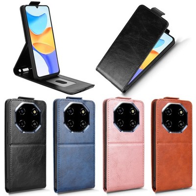 For Oscal Tiger 8, Luxury Vertical Up-Down Leather Wallet Stand Soft Case Cover