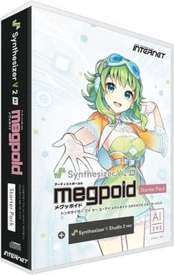 Internet Synthesizer V 2 AI Megpoid Studio Pro Starter Pack Vocal Software Japan