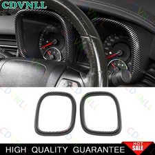 Para Chevy Malibu 13-2015 ABS Fibra de Carbono Panel Interior Salpicadero Decoración Cubierta Borde