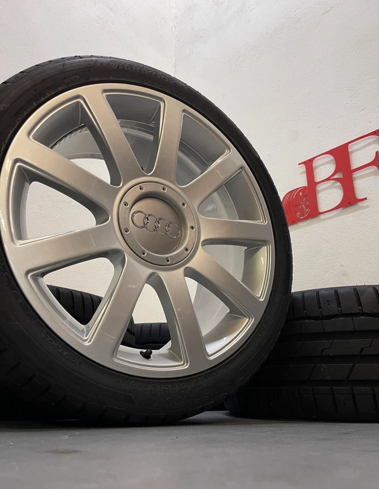 Original Audi RS4 18 Zoll 8D0601025T Felgen Räder 255 35 18 Sommerräder Reifen - Bild 1 von 4