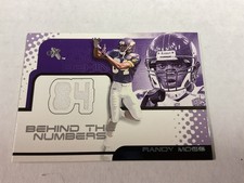 2001 fleer ex randy moss behind the numbers football card