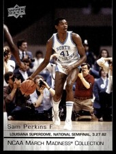 2014-15 Upper Deck NCAA March Madness Sam Perkins #SP-1 North Carolina Tar Heels
