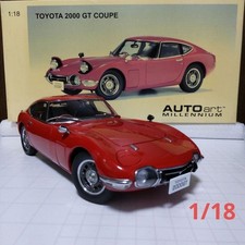 AUTOart Toyota 2000GT Coupe Red 1/18 Diecast Model Car From Japan