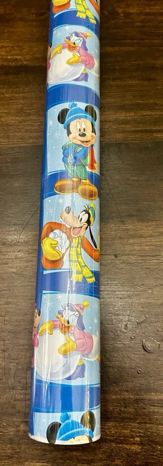Disney The Finishing Touch Gift Wrapping Paper Mickey Mouse Minnie Donald VTG - Image 2 of 3
