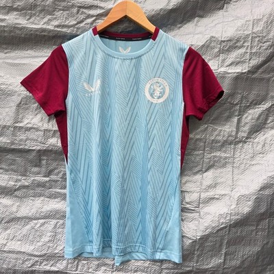 Aston Villa Castore Pre-Season Players Training Top UK 10 Neu mit Etikett