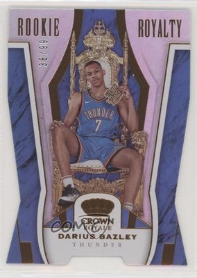 2019-20 Panini Crown Royale Rookie Royalty 38/99 Darius Bazley #35 RC 0b3