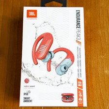 JBL Endurance Peak 3 Coral Bluetooth Wireless Earbuds Sports Peak3 From Japan