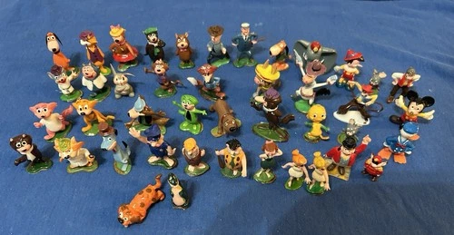 Vintage Louis Marx Tinykins And Disneykins Lot Of 43 Rare