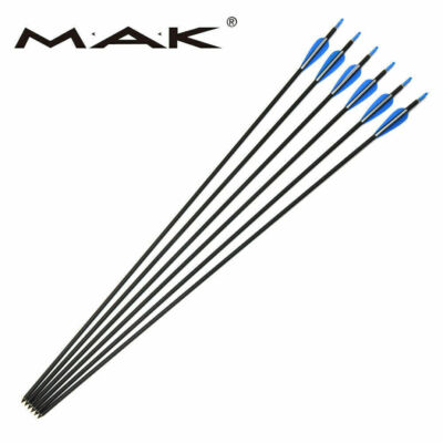 12-Piece Bowfishing Arrow Set With Reel - Fiberglass Arrows With Broadheads For Compound/Recurve Bows