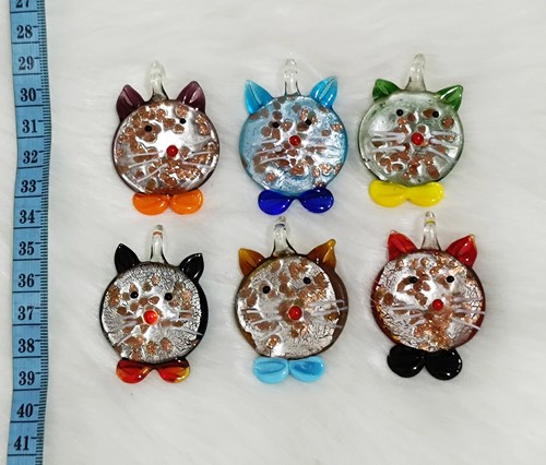 Wholesale 10Pcs Animal Fashion Lampwork Glass Pendant For Necklaces Supply - Picture 11 of 23
