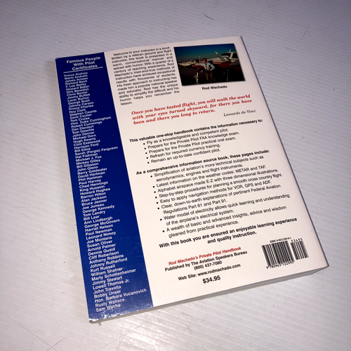 Rod Machado's Private Pilot Handbook The Ultimate Private Pilot Book 1996 - Picture 8 of 9
