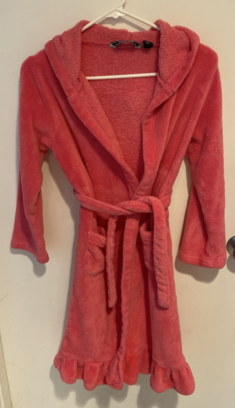Girl's Lands' End Robe Size 10 Pink  *pre-owned*
