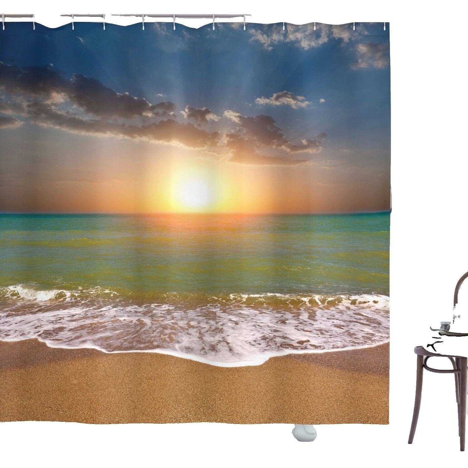 Cortinas de Ducha gótico Multicolor