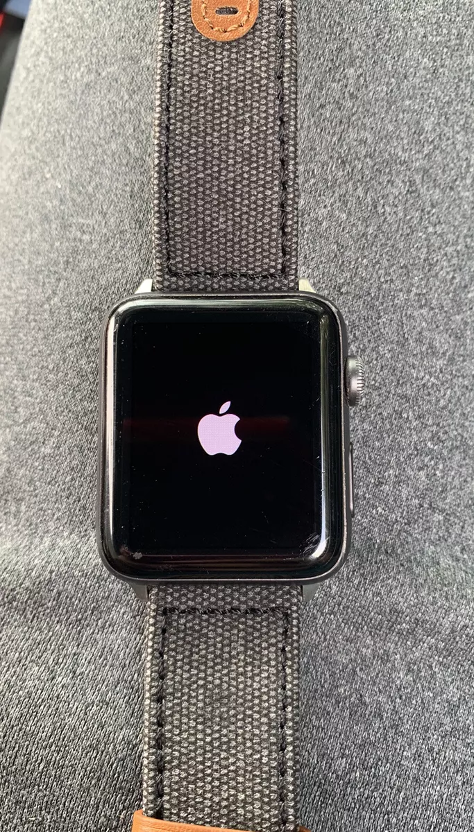 Apple Watch Series 2 42mm Space Gray Aluminum Case GPS Black Sport  Band(Locked)!