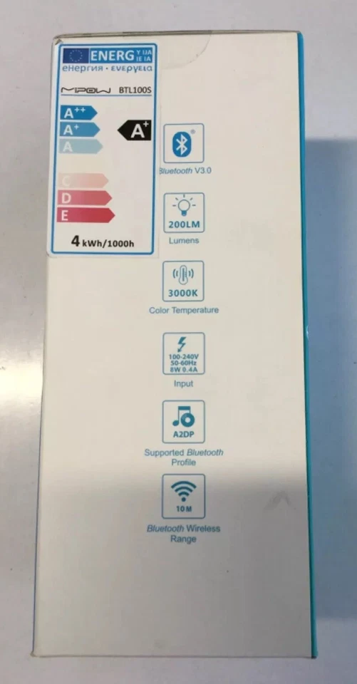 MIPOW lite edition PLAYBULB Wireless Bluetooth LED Speaker Lightbulb (E26/E27) - Image 2 of 4