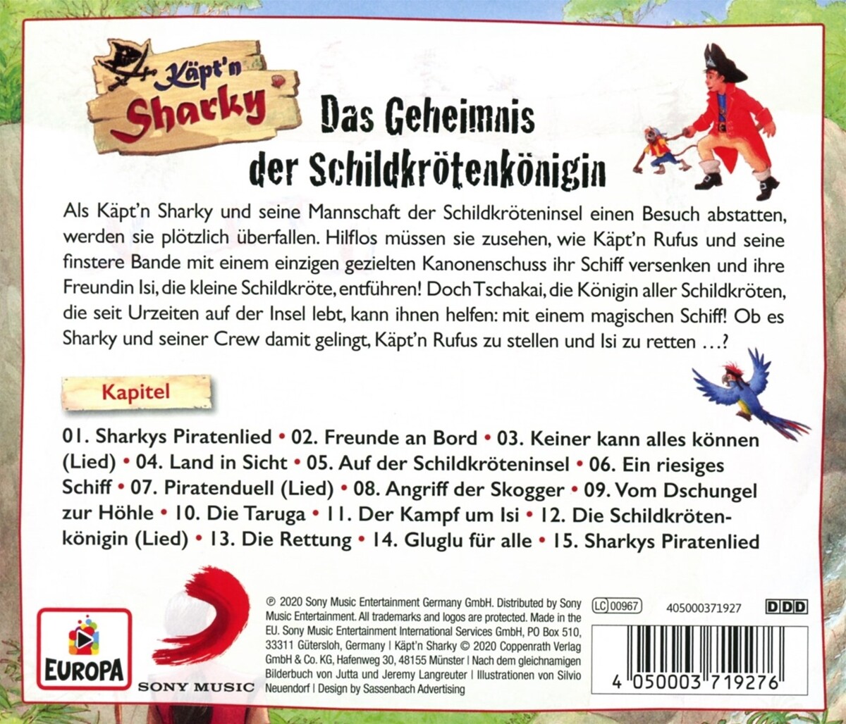 Thumbnail - Käpt'n Sharky / Das Geheimnis Der Schildkrötenkönigin