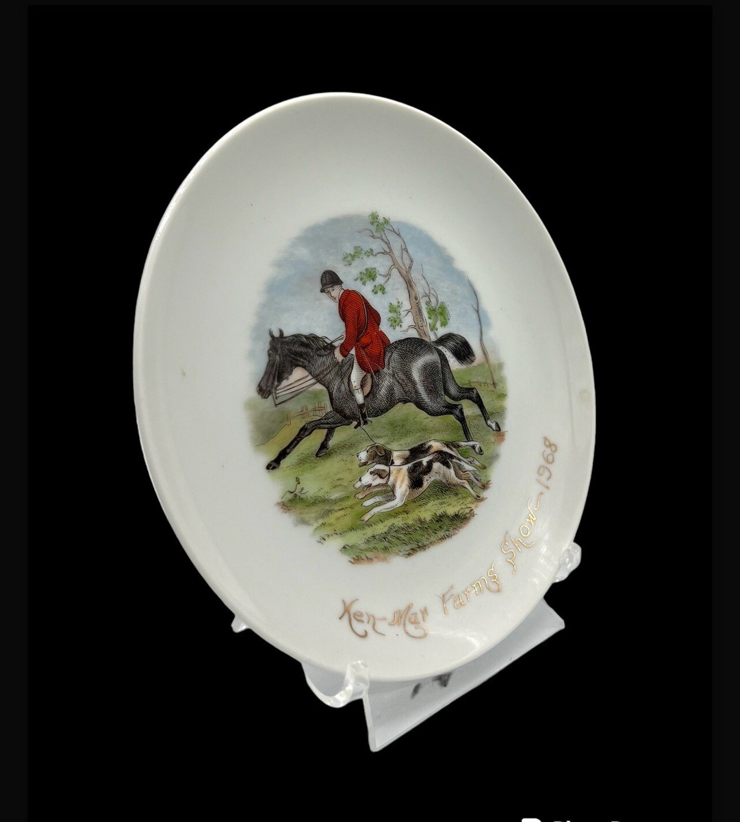 Vintage 1968 Horse Show Winners Plate by artist H. D. Ammerman | eBay
