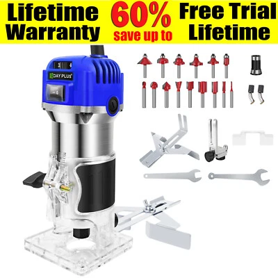 DAYPLUS 3500W Electric Hand Trimmer Palm Router Woodworking Laminate Wood Laminator 220V