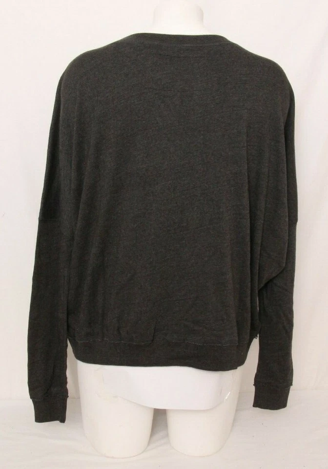 NEW Chicago BlackHawks NHL Soft As A Grape Drk Gray Pullover Sweatshirt Womens M - Image 4 of 4