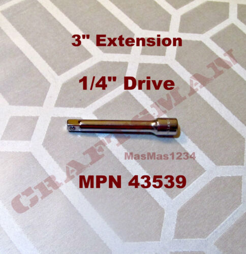 CRAFTSMAN Socket Extensions 1/4", 3/8" & 1/2" Drive - Extension Bar - Fast Ship - Picture 11 of 11