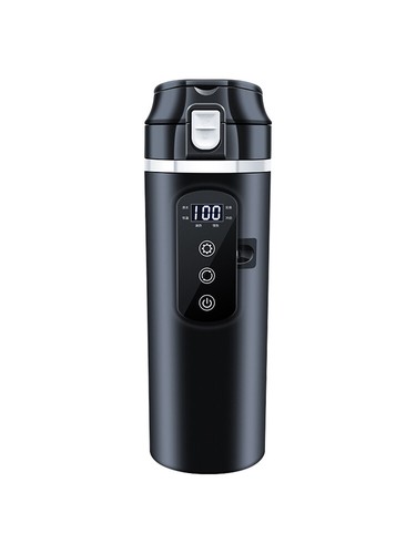Portable Car Heating Cup Stainless Steel Water Warmer Bottle LCD Display 4 Modes - Picture 10 of 21