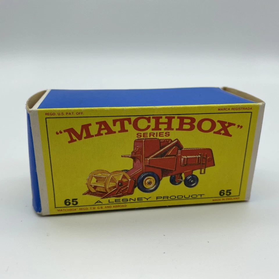 Cosechadora vintage Matchbox Lesney Claas #65 SOLO CAJA VACÍA Foto 4 de 4