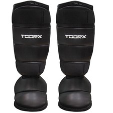Paio di Paratibia Toorx con Para Piede Stinchi Protezioni Gambe MMA Kick Boxing 