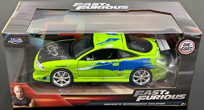 Jada Fast And Furious Brian's Mitsubishi Eclipse 1:24 | eBay