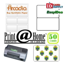 Print @ Home 50 ID Kit for PVC like ID Badges at Home