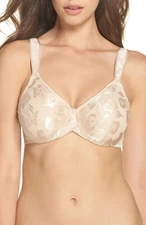 $72 Wacoal 85567 Awareness Unpadded Underwire Bra, Nude, Size 32DDD