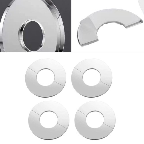 Beautify Your Space with Elegant Stainless Steel Covers for Pipes Pack of 4 - Picture 1 of 22