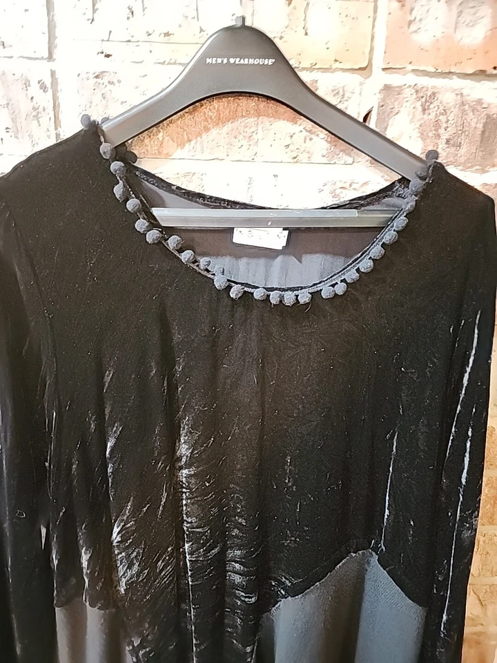 Bodil Top Mujer Talla M Muy Único Color Pieza Negro Foto 2 de 4