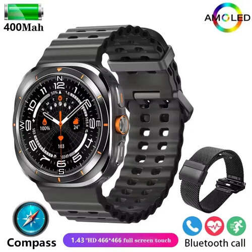 47mm Smart Watch IP68 Waterproof Bluetooth Call Compass Smartwatch - 第 16/18 張圖片