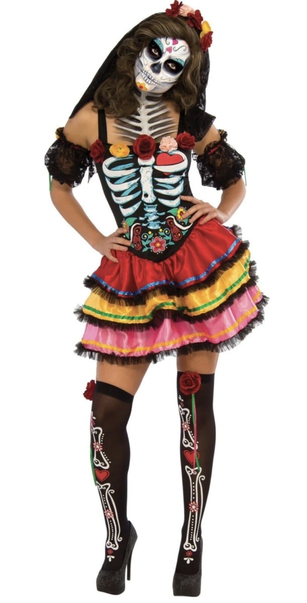 Day of the Dead Suit Multi-Coloured Adult Day of the Dead Suit Multi-Coloured Adult