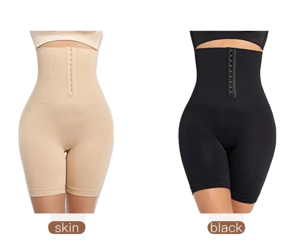 Thigh Slimmer Waist Trainer With Thigh High Waist Seamless Shorts