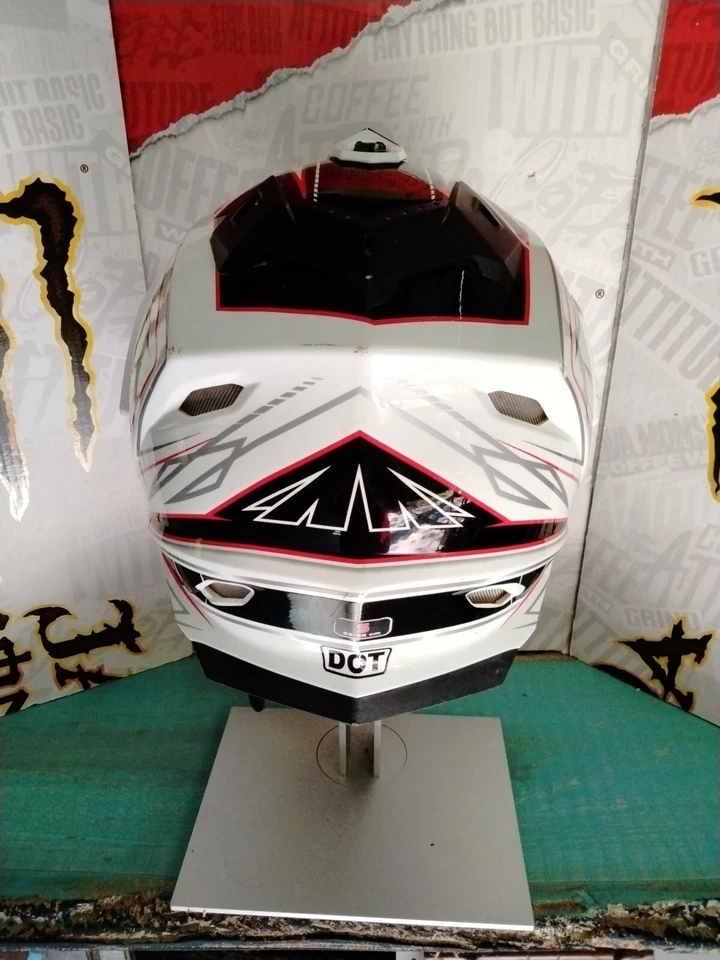 CASCO CIBERNÉTICO 640971 UX-32 GRÁFICO BLANCO NEGRO TALLA S Foto 4 de 4
