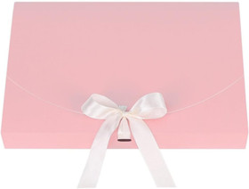 10 PCS Rectangle Gift Box with Ribbon Bowknot Scarves Shirt Lingerie Wrapping Bo
