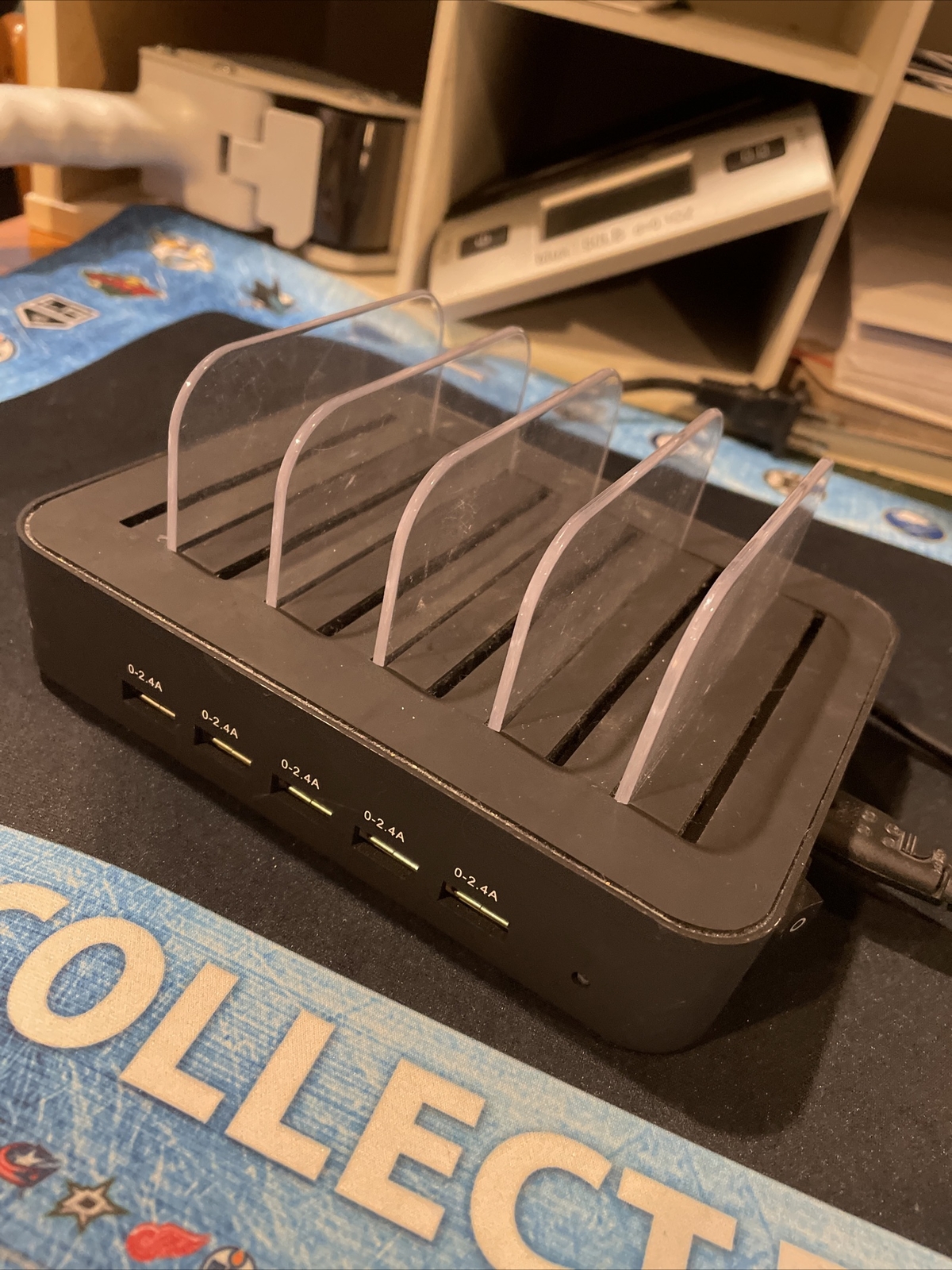 Charging Station for Multiple Devices, MSTJRY 5 Port Multi USB Charger Station-image