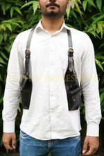 Anti-Theft Leather Concealed Underarm Shoulder Holster Bag Phone Case Wallet Bag